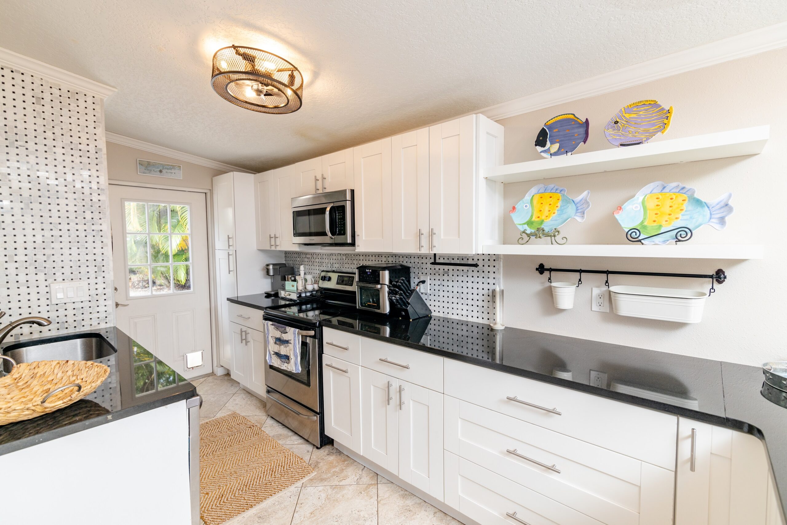 tampa bay florida real estate photography service showing a kitchen modern white